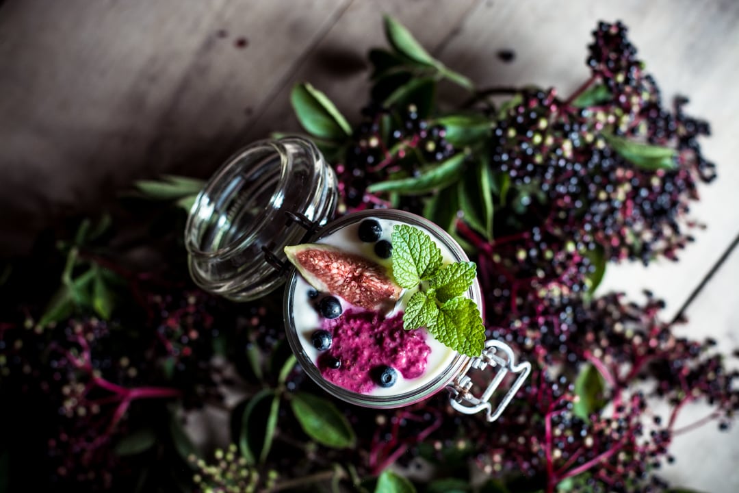 Holunderbeeren Holundebeeren