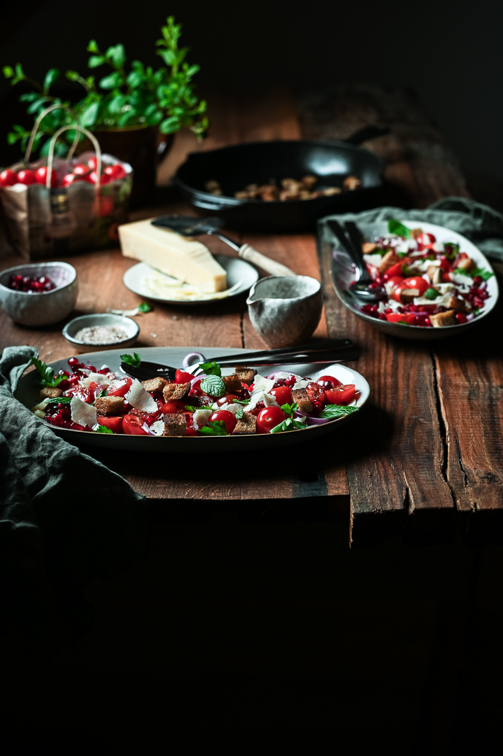 Granatapfel Salat Food Fotografie