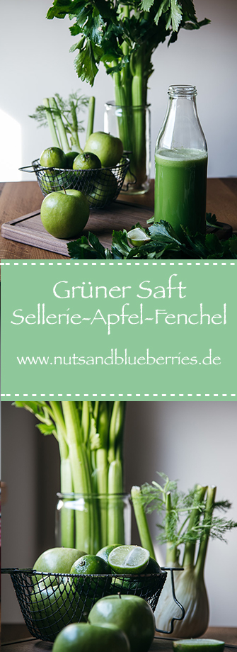 Sellerie-Apfel-Fenchel-Saft