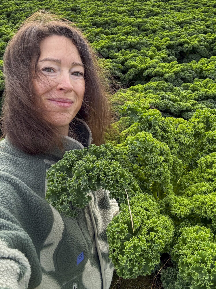 Kürbis-Grünkohl-Pfanne