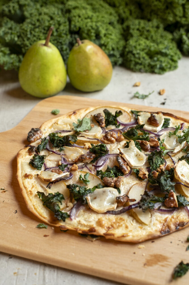 Grünkohl-Flammkuchen