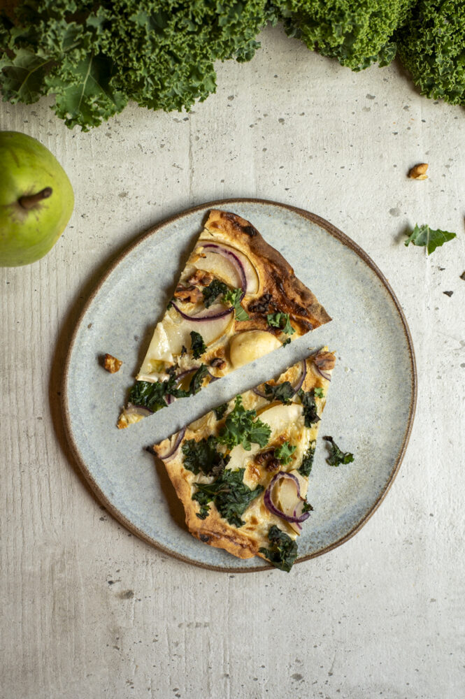 Grünkohl-Flammkuchen